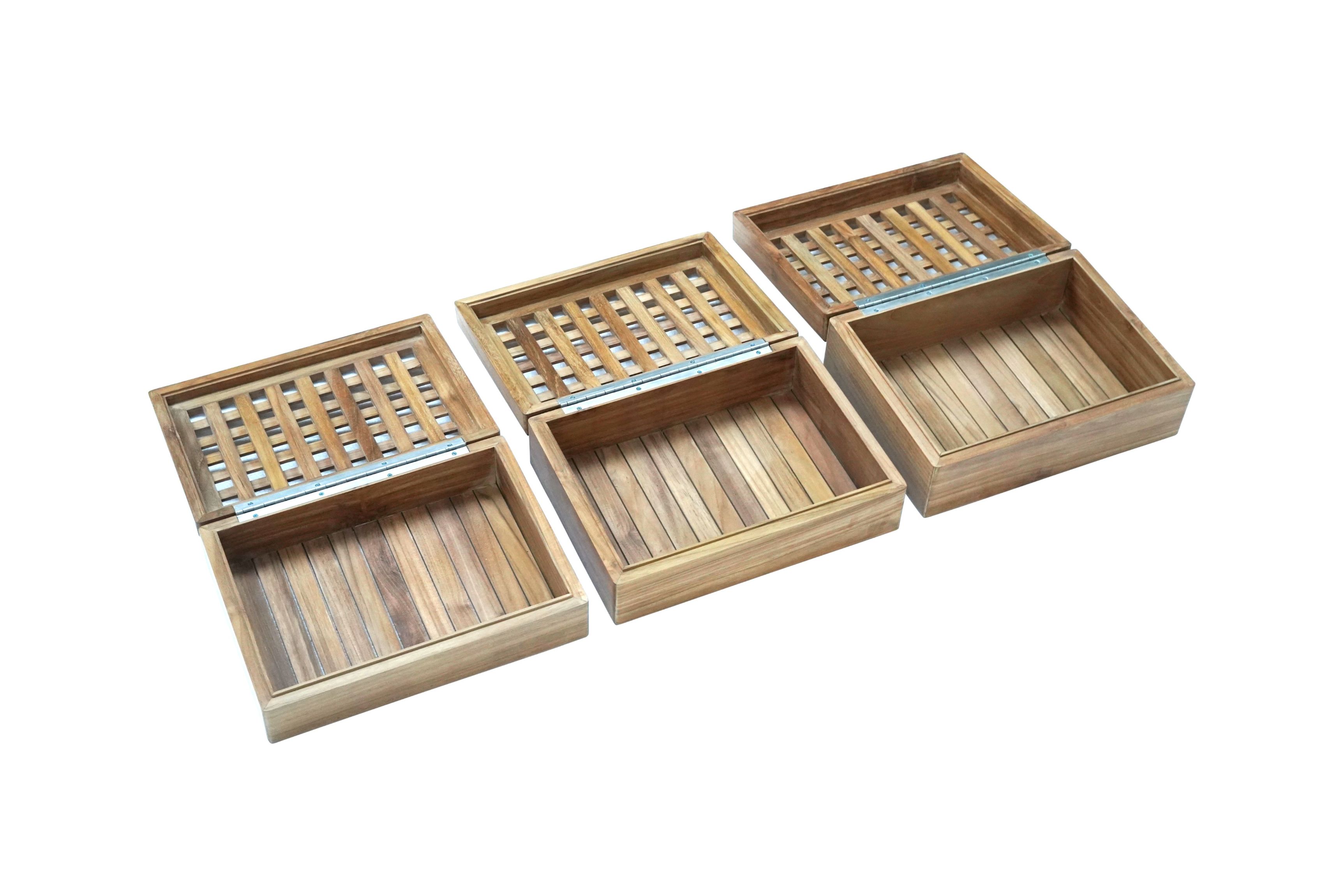 Teak Wood Medicine Box
