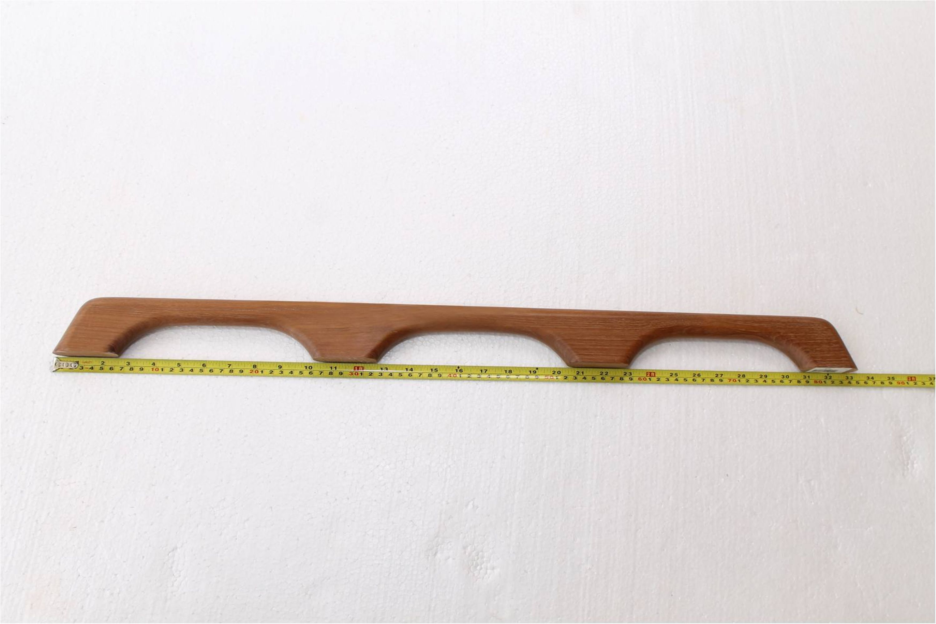 Teak Wood Handrail – Curved Loop Design 3